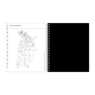 2025-2026 Blue Sky Analeis 8" x 10" Academic Year Monthly Planner, Plastic Cover, Multicolored (130613-A26)