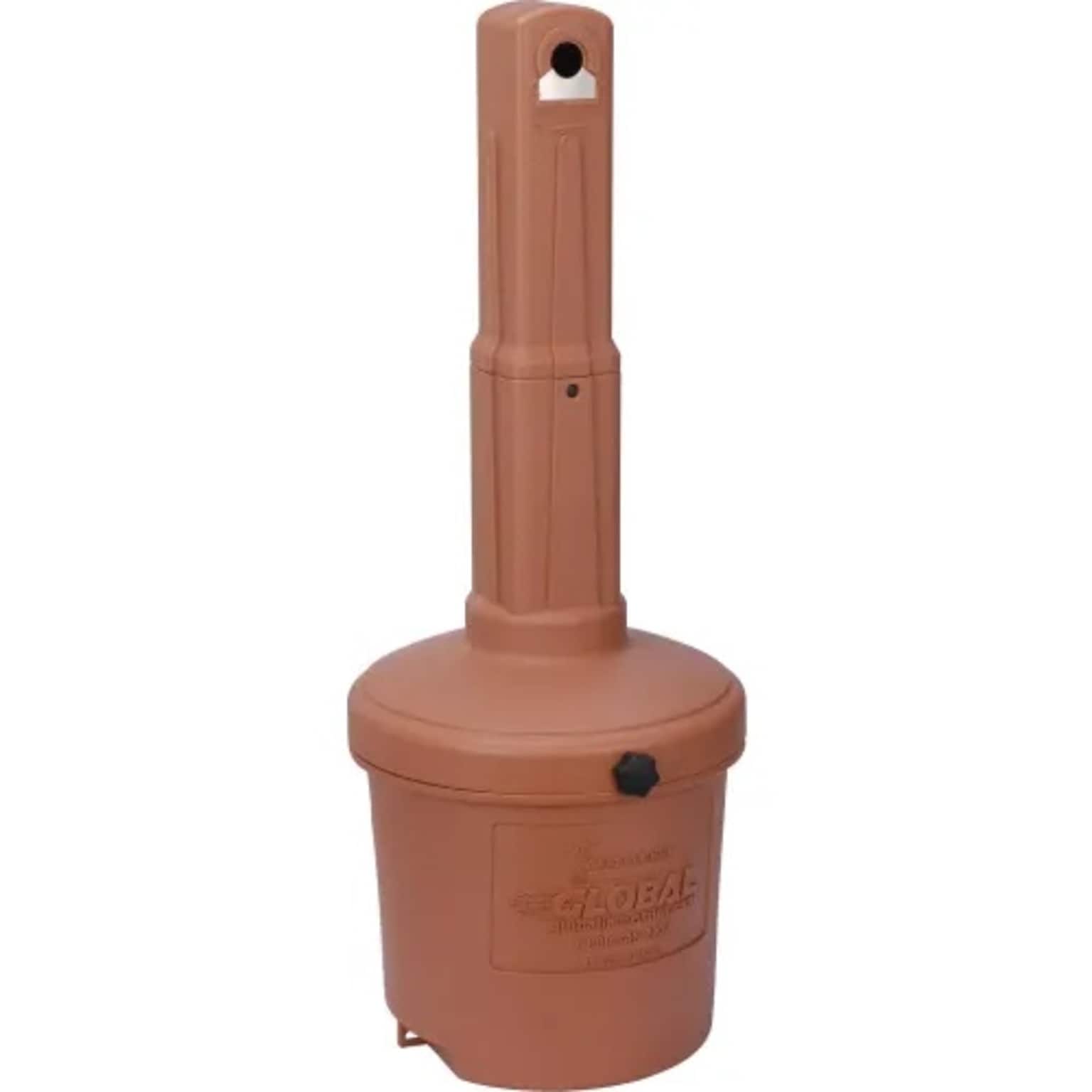 Global Industrial Outdoor Ashtray, 5 Gallon, Terracotta (245133RG)