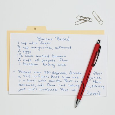 Oxford A-Z Index Card Guide Sets, 5" x 8", Manila, 25/PK (B8525)