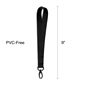 Staples Wrist Lanyard, 9" Length, Nylon, Black (51920)