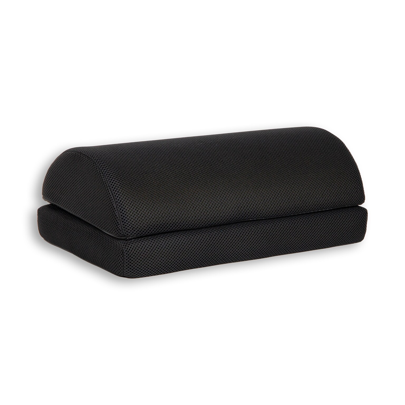 Mind Reader Air-Cloud Memory Foam Under Desk Footrest, Black (FTMESH-BLK)