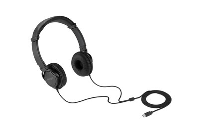 Kensington Classic USB-C Headphone, Black (K97456WWB)