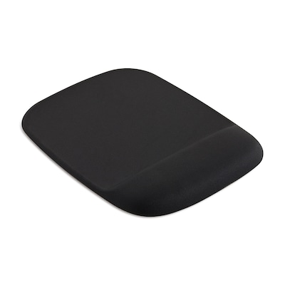 Quill Brand® Foam Mouse Pad/Wrist Rest Combo, Black (23944)