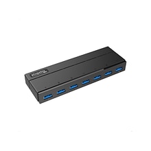 Plugable 7-Port USB 3.0 Hub, Black (USB3-HUB7C)