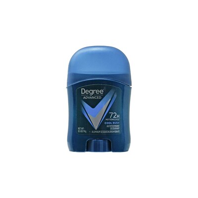 Degree Cool Rush Antiperspirant For Men Travel Size, 0.5 oz Stick, 12 Sticks/Bag, 16 Bags/Carton