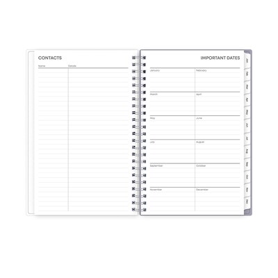 2026 Blue Sky Ru Du Flore 5" x 8"  Weekly & Monthly Planner, Plastic Cover, Multicolored (101603-26)