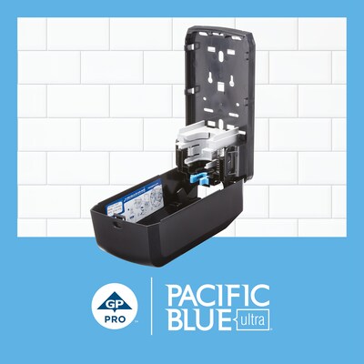 Pacific Blue Ultra Wall Mounted Hand Soap/Hand Sanitizer Dispenser, Black (53057)