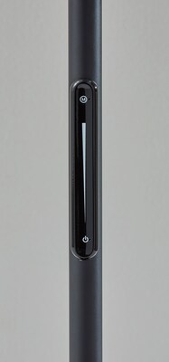 Adesso Cullen LED Desk Lamp, 24H, Black (4353-01)