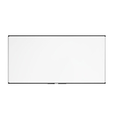 U Brands PINIT Steel Dry-Erase Whiteboard, Aluminum Frame, 8' x 4' (2809U00-01)