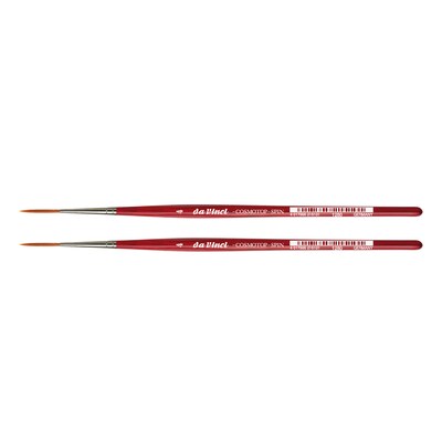 da Vinci COSMOTOP-SPIN Mixed Media Synthetic Bristle, Rigger Brushes, 2/Pack (DVXVA12804-2)