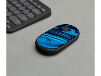 Logitech M340 Wireless Ambidextrous Optical USB Mouse, Blue Galaxy (910-007282)