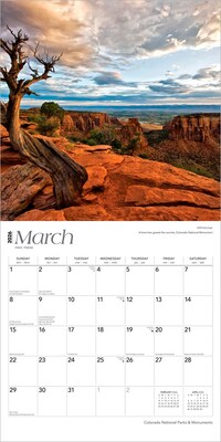 2026 BrownTrout Colorado National Parks & Monuments 12" x 12" Monthly Wall Calendar (9798330702992)