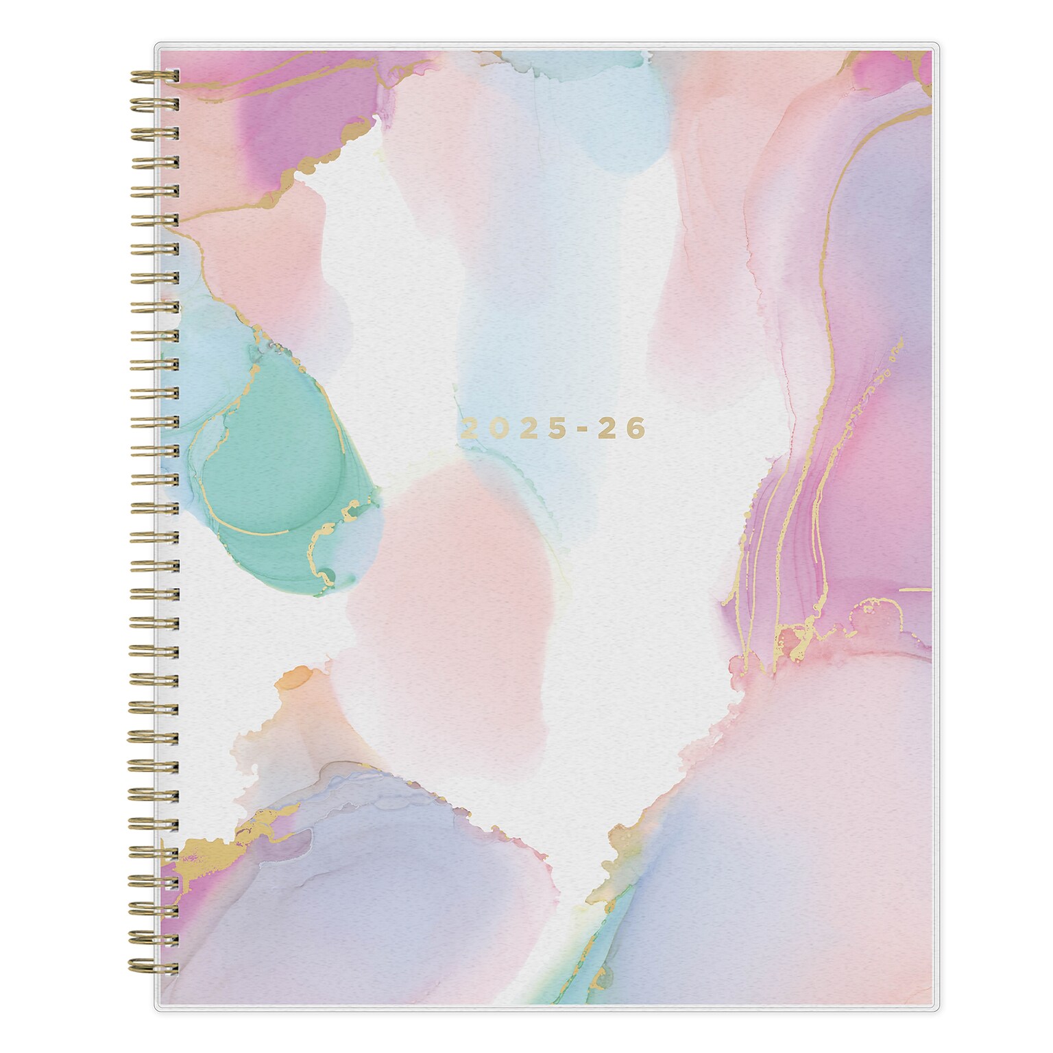 2025-2026 Blue Sky Smoke 8.5 x 11 Weekly & Monthly Planner, Plastic Cover, Multicolored (133681-A26)