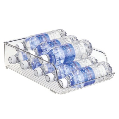 iDESIGN Water Bottle Refrigerator Bins, Clear, 4/Set (27738M4)
