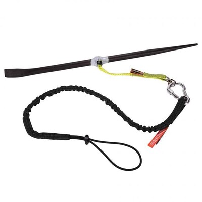 Ergodyne Squids Extended Single Carabiner, 10 lb. Capacity, Black, Each (19012)
