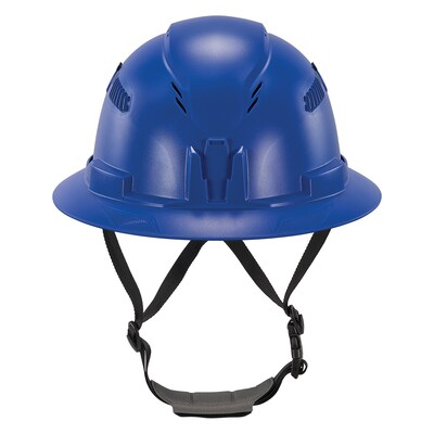 Ergodyne Skullerz 8964 PC-ABS Type II, Class C, 6-point Ratchet Suspension Full Brim Safety Helmet,