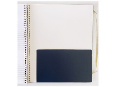 Carolina Pad Keep it in line Professional Notebook, 9.65" x 11.6", College-Ruled, 100 Sheets, Assorted Colors (10000)