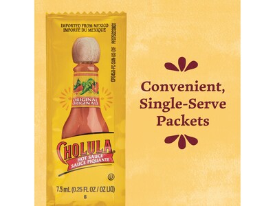 Cholula Original Hot Sauce Packet, 0.25 oz., 200/Carton (WX3811)