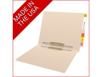 Medical Arts Press Classification Folder, Letter Size, Manila, 50/Box (S-01123-56)
