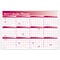 2024 ComplyRight 24 x 36 Dry Erase Yearly Wall Calendar, Reversible, Burgundy (J0056BU)