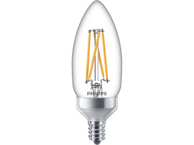 Philips 3.3-Watt Warm Glow LED Decorative Bulb, 10/Carton (549568)