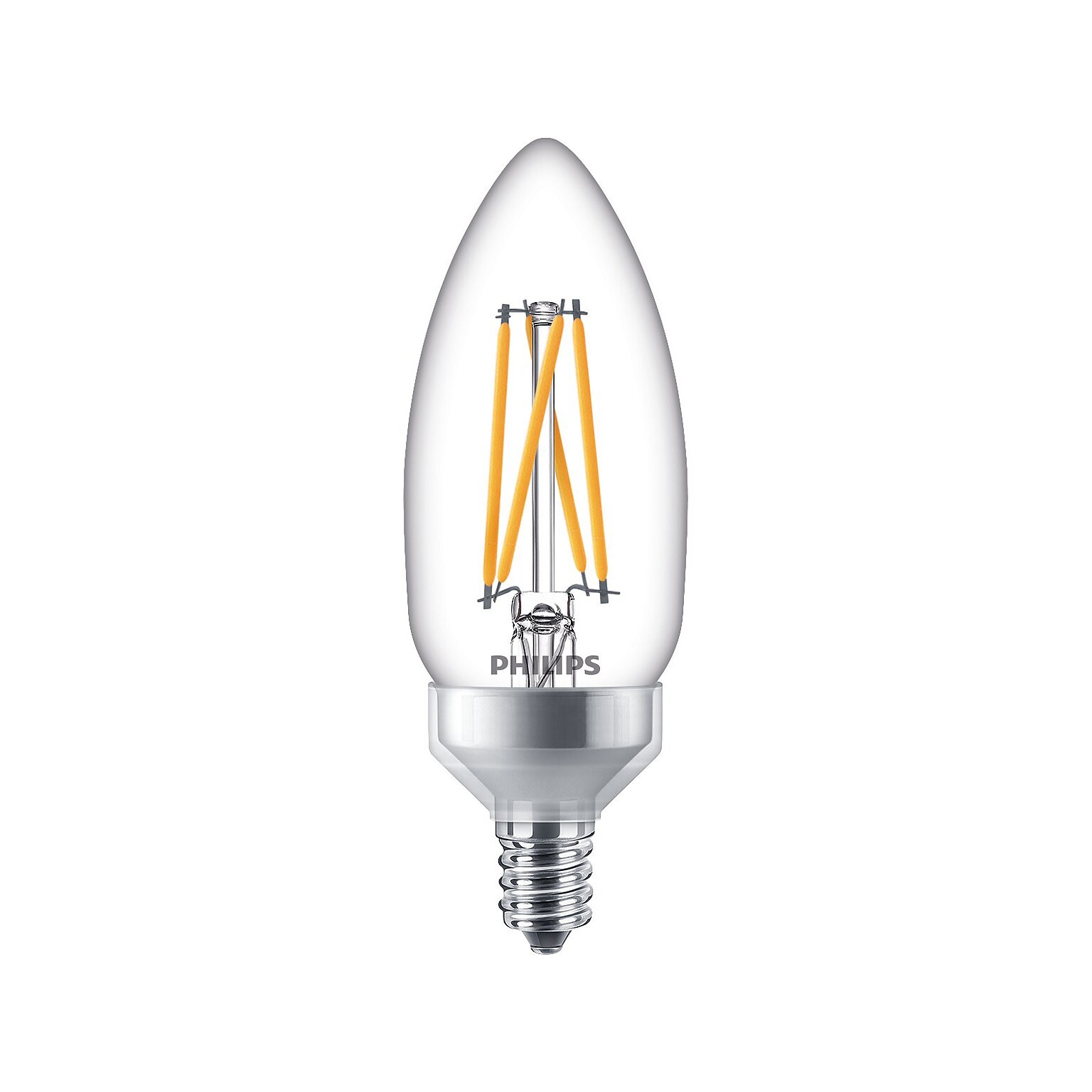 Philips 3.3-Watt Warm Glow LED Decorative Bulb, 10/Carton (549568)