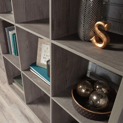 Sauder Select 44"H 9-Shelf Cube Organizer, Mystic Oak (431287)