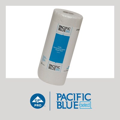Pacific Blue Select Paper Towels, 2-ply, 85 Sheets/Roll, 30 Rolls/Pack (27385)