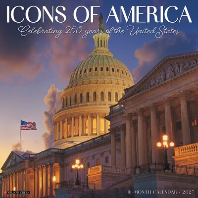 2027 Willow Creek Icons of America  12 x 12 Monthly Wall Calendar (65327)