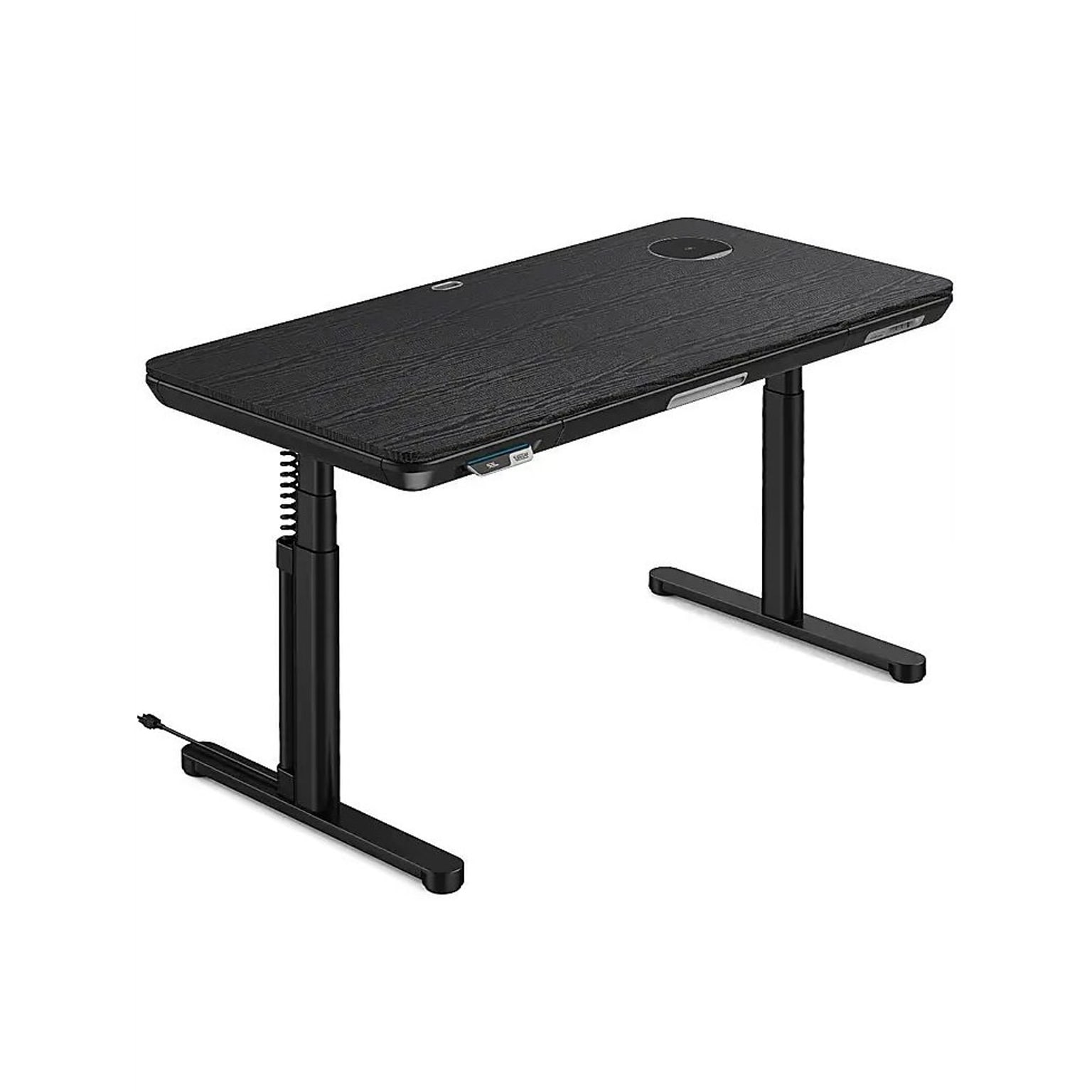 ErgoAV 56.7W Electric Rectangular Adjustable Standing Desk, Black (ERDS1-01B)