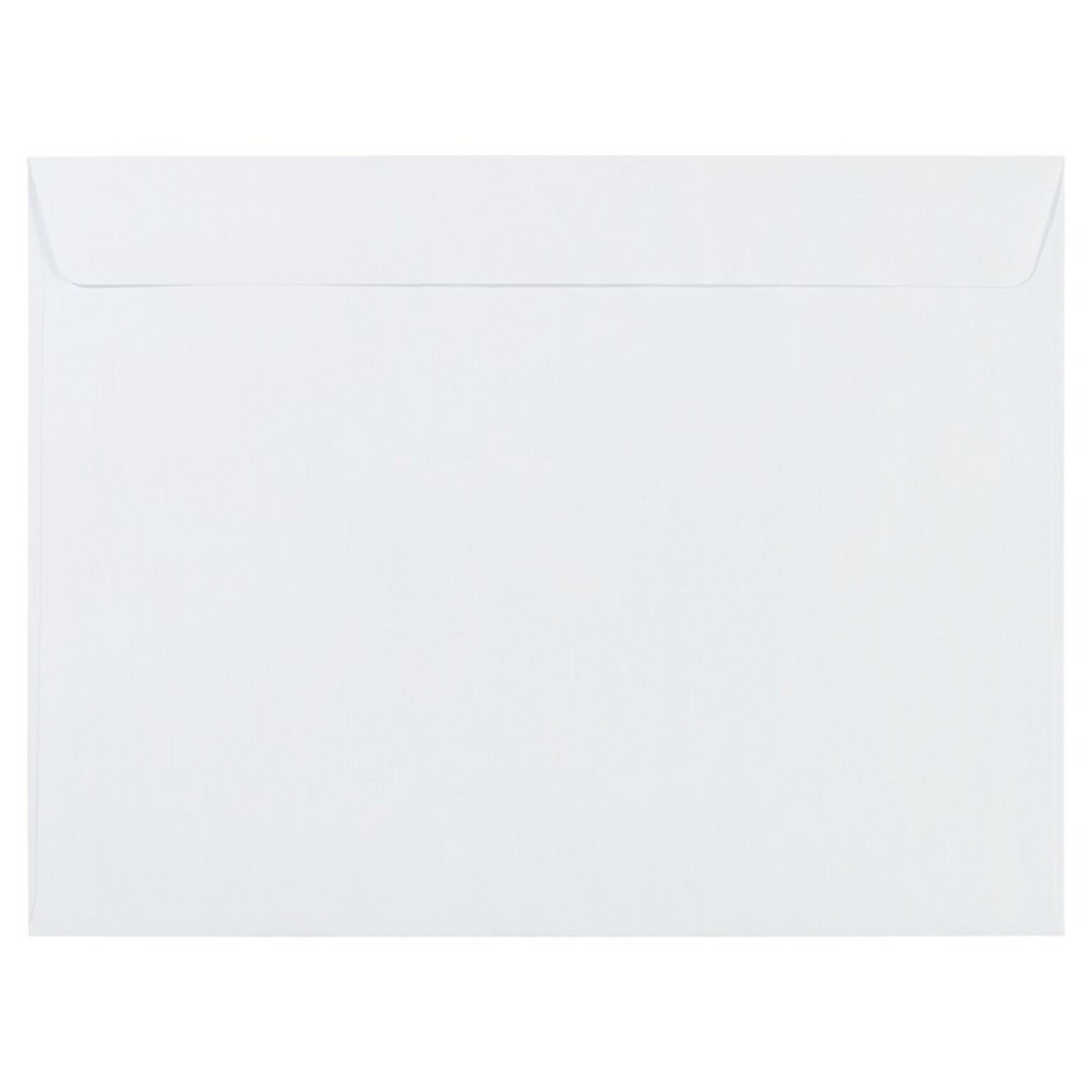 JAM Paper Open End Commercial Booklet Envelopes, Peel & Press, 9 x 12, White, 500/Pack (13751C)