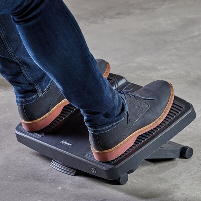 Fellowes Ultimate Tilt Adjustable Footrest, Black/Gray (8067001)