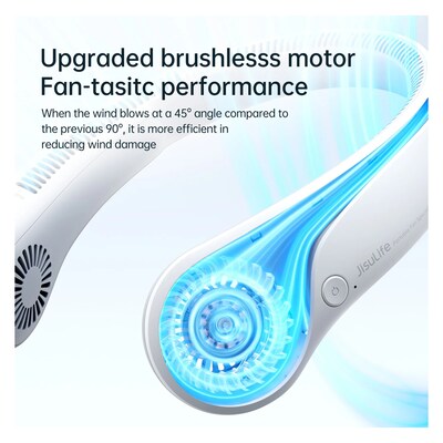 JisuLife Neck Fan, Blue (FNL03ROBU-KIT-2)