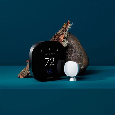 Ecobee Premium Smart Programmable Touch-Screen Thermostat, Smart Sensor Included  (EB-STATE6-01)