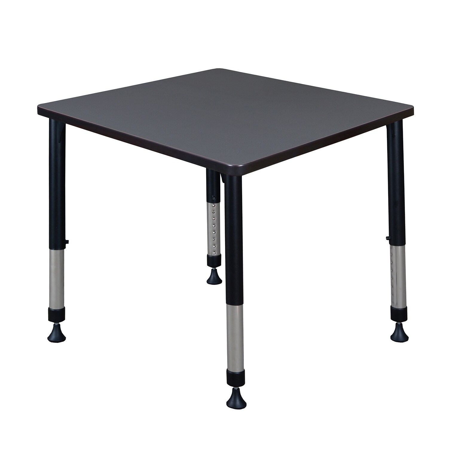 Regency Square Activity Table, 30 x 30, Height Adjustable, Grey (TB3030GYAPBK)