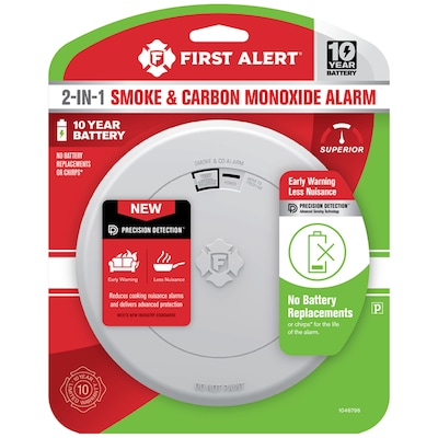 First Alert Battery Powered Smoke & Carbon Monoxide Detector (FAT1046796)