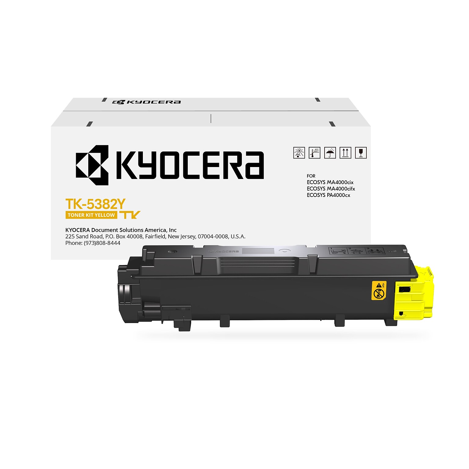 Kyocera TK-5382Y Yellow Standard Yield Toner Cartridge (1T02Z0AUS0)