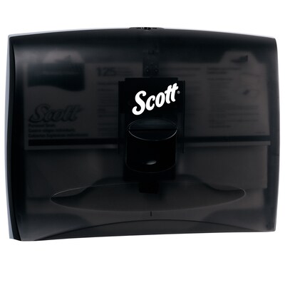 Scott Seat Cover Dispenser, Half-Fold, Black (09506)