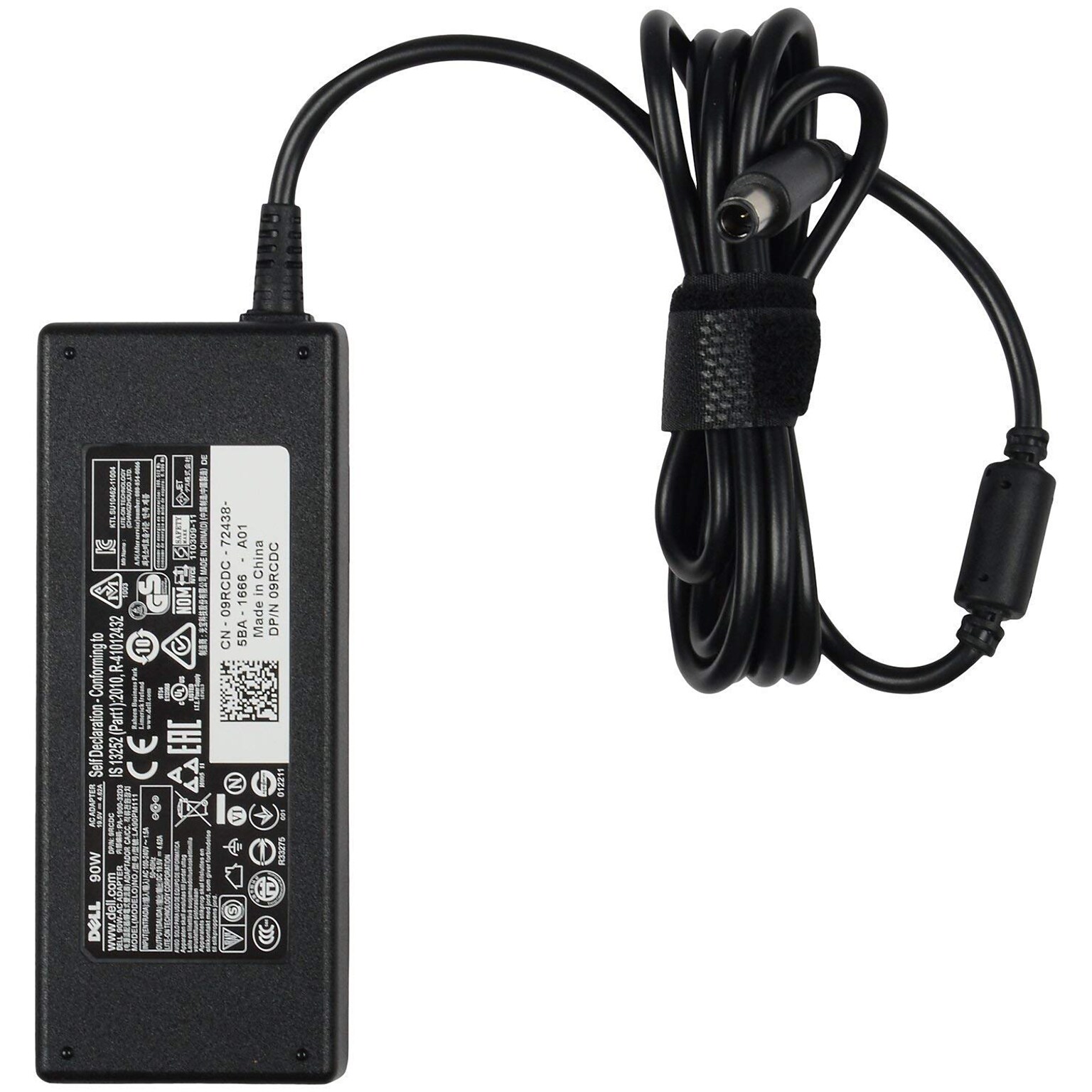 Dell 90W, AC Adapter for Dell Laptop, Black (MV2MM)