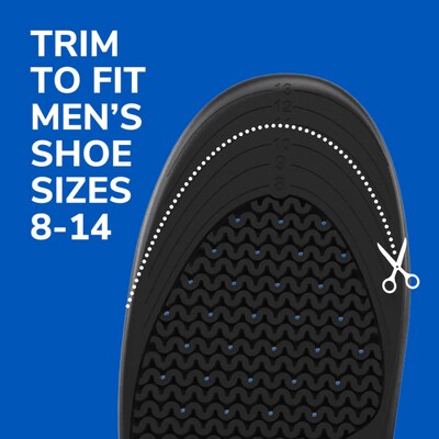 Dr. Scholl's Comfort and Energy Work Massaging Gel Insoles, Men Sizes 8-14, 2/Pair (DSC59062)