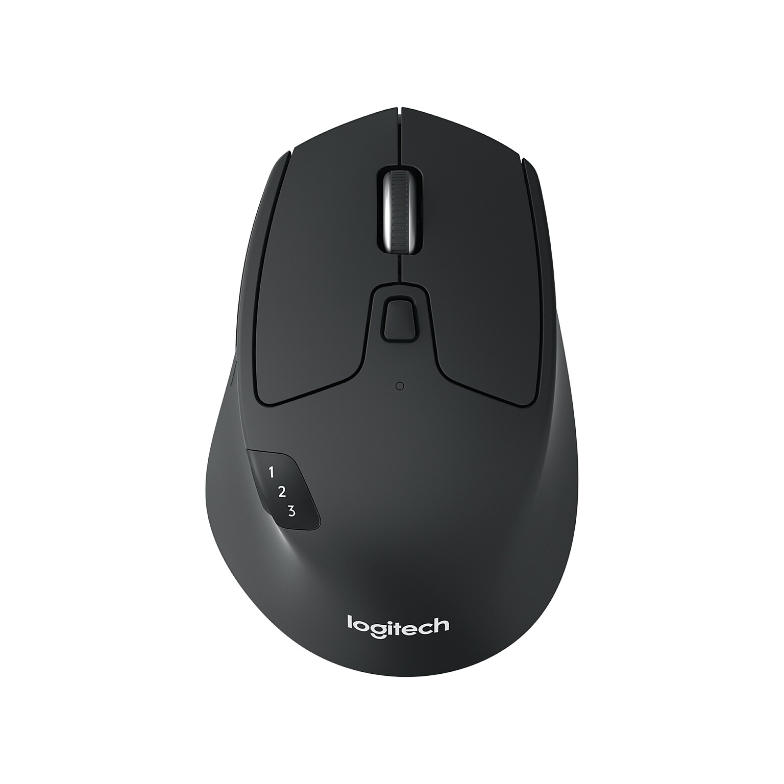Logitech M720 Triathlon Wireless Ergonomic Optical Mouse, Black (910-004790)