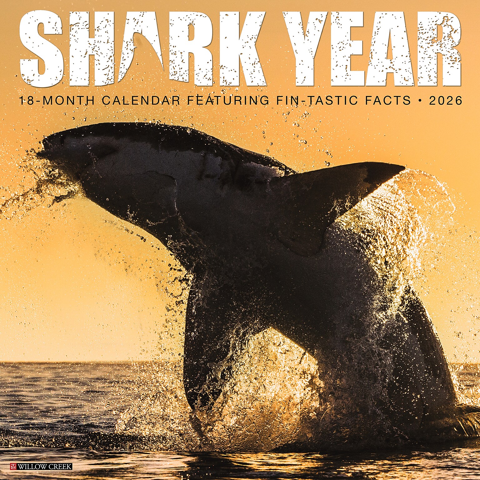 2026 Willow Creek Shark Year 12 x 12 Monthly Wall Calendar (52747)