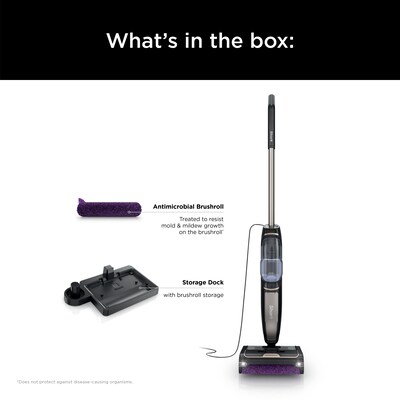 Shark Steam Pickup 3-in-1 Steam Mop, Black/Stone Metallic (SD201)