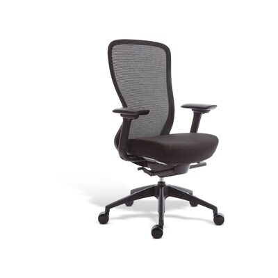 Workplace2.0™ Ayalon Ergonomic Fabric Swivel Task Chair, Black (UN51505)