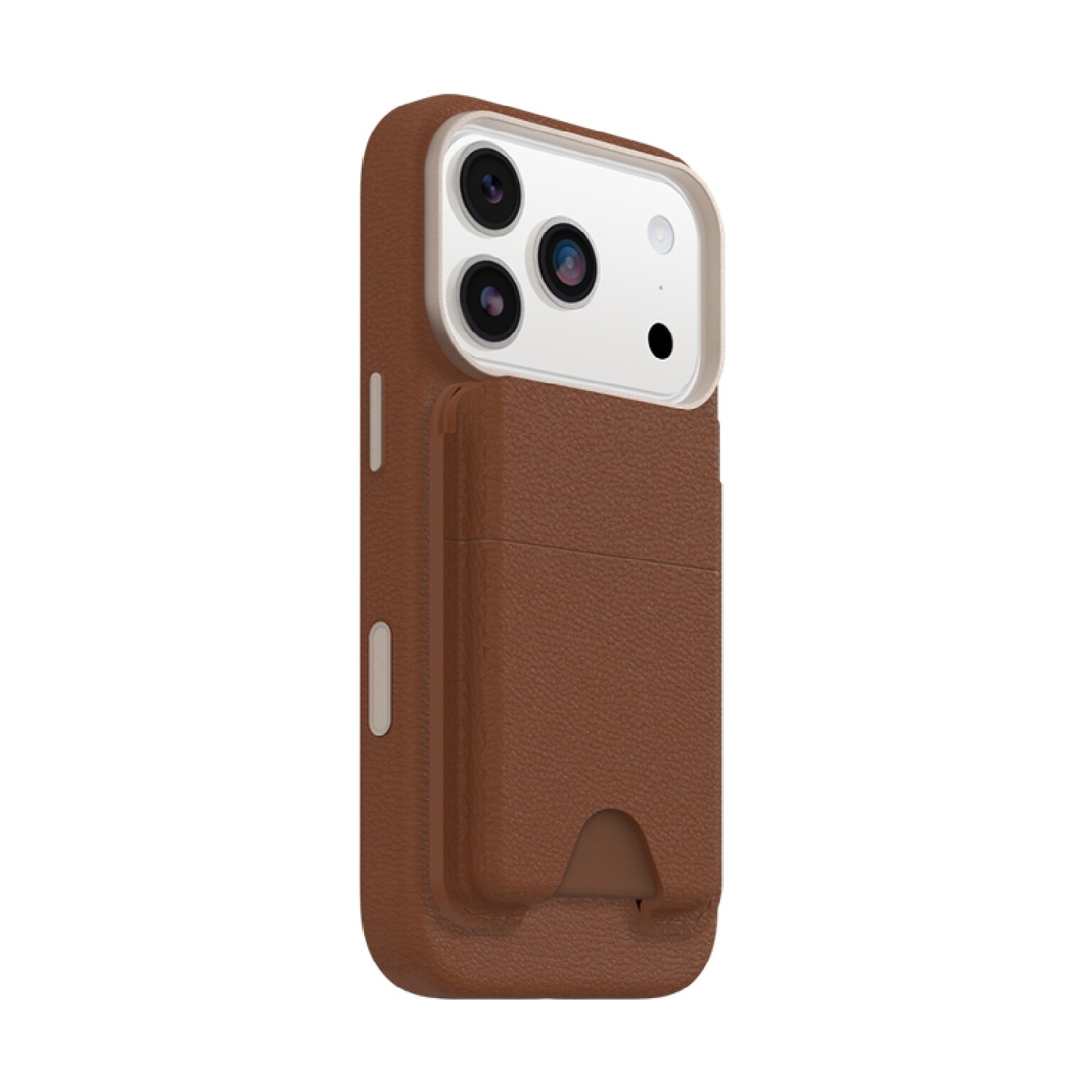 OtterBox Symmetry MagSafe Battery Case for iPhone 17 Pro, Shock Absorbing, Desert Saddle (77-98736)