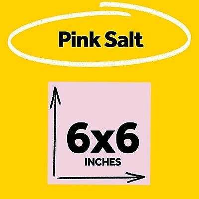 Post-it Super Sticky Big Notes, 6 x 6, Pink Salt, 30 Sheet/Pad, 1 Pad (BN-6PNK)