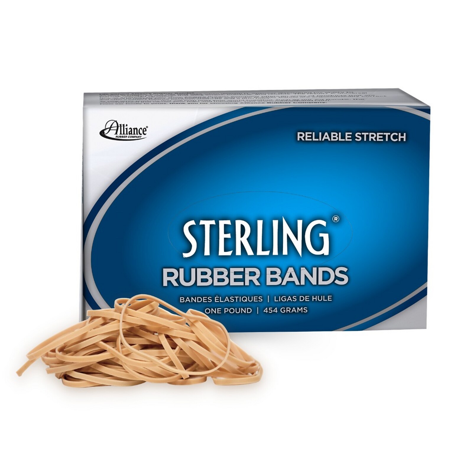 Alliance Sterling Multi-Purpose #32 Rubber Bands, 3 x 1/8, 950/Pack (24325)