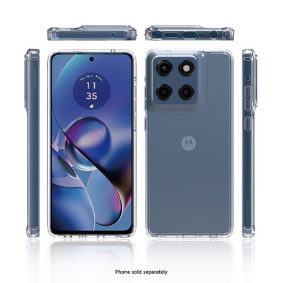 SaharaCase Venture Series Phone Case for Motorola Moto G Stylus 5G, Shock Absorbing, Clear (CP00786)
