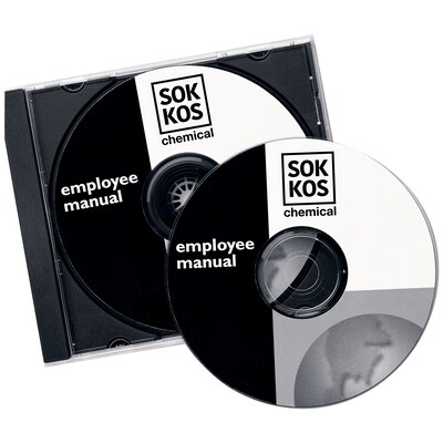 Avery CD Labels, White, Permanent Adhesive, Laser Printers, 40 Blank CD Labels & 80 Spine Labels (5692)