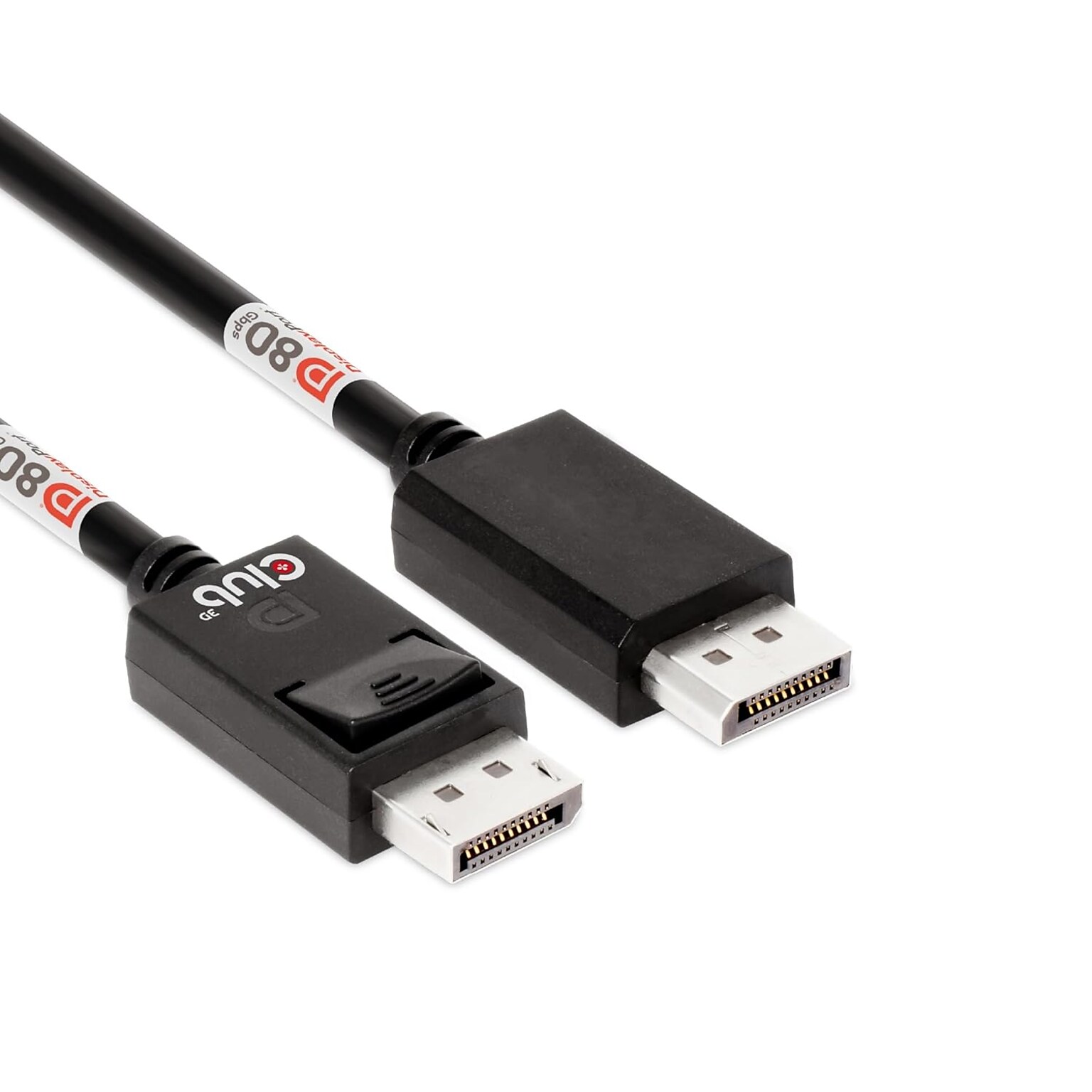 Club 3D 5.25 DisplayPort to DisplayPort Audio/Video Cable, Male to Male, Black (CAC-1092)